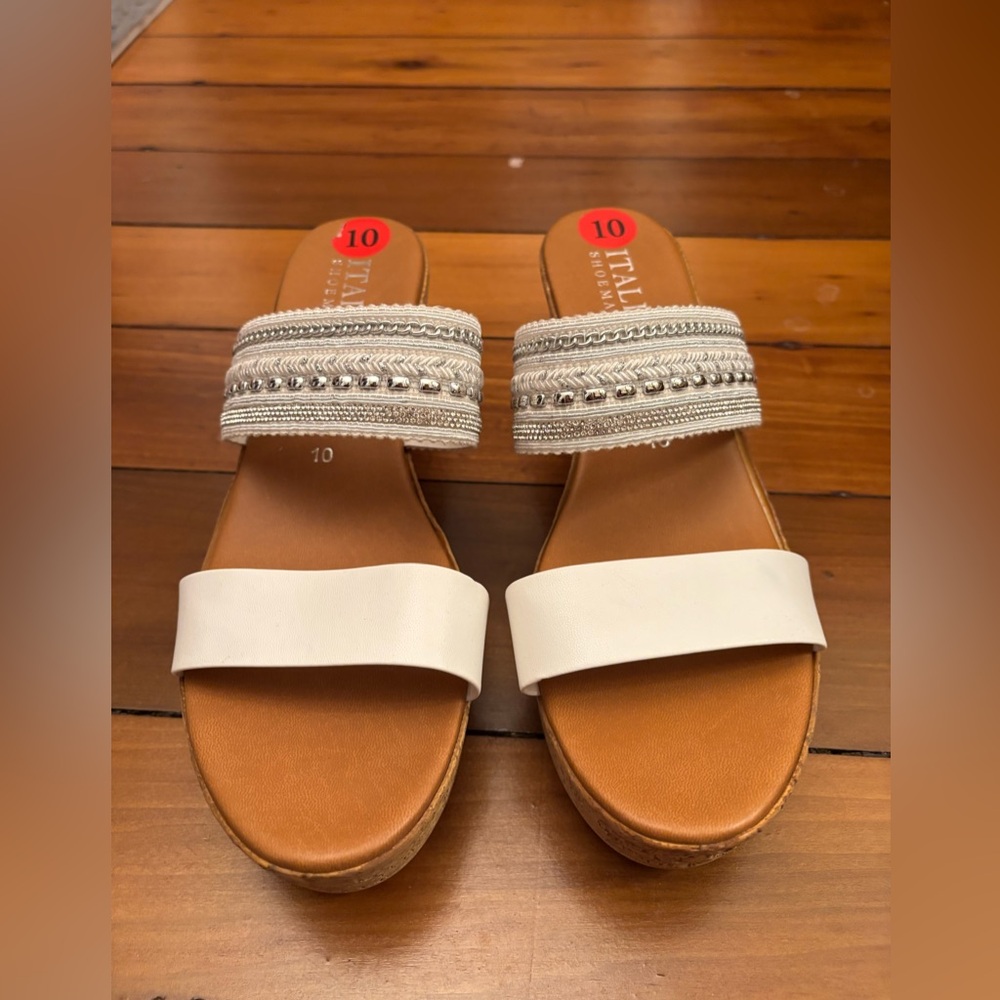 White Platform Sandals